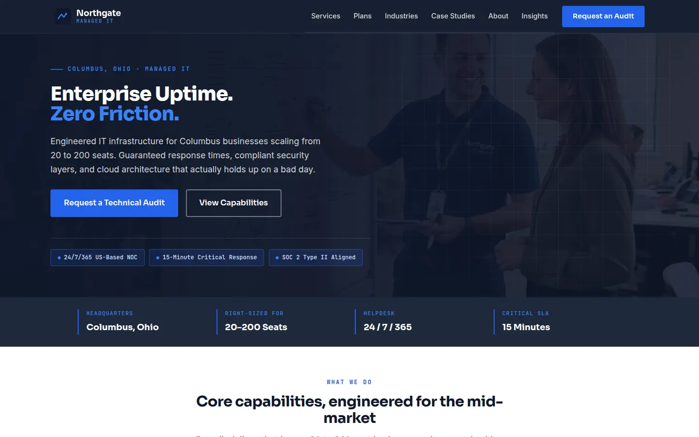 Northgate Managed IT website